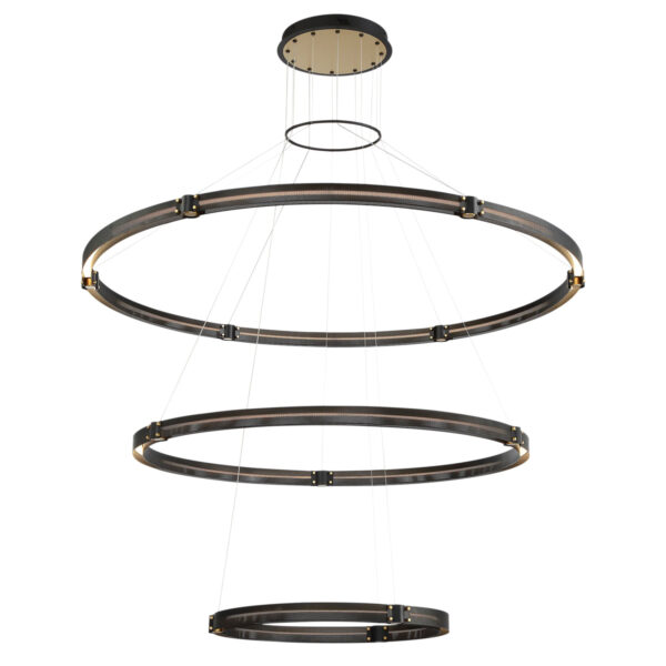 Eurofase Admiral, Chandelier , 3-Light, 62", Gold-Black Mix – Eurofase Chandeliers