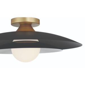 Eurofase Welsh, Flush Mount, 18", Matte Black, White Glass – Eurofase Flush Mounts