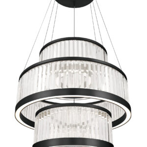 Eurofase Empra, Chandelier, 5-Light, 47", Gold, Clear Crystal – Eurofase Chandeliers