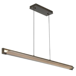 Eurofase Neoness, Chandelier, 4-Light, 67", Matte Black, Smoked Glass – Eurofase Chandeliers