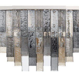 Eurofase Altesa, Flush Mount, 10-Light, 17", Chrome, Mixed Glass – Eurofase Flush Mounts