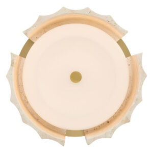 Eurofase Roslington, Flush Mount, 24", Gold, Opal Etched Glass – Eurofase Flush Mounts