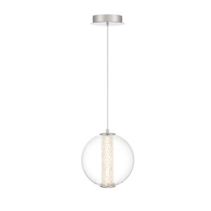 Eurofase Atomo, Pendant, 9", Chrome, Clear Glass – Eurofase Pendants