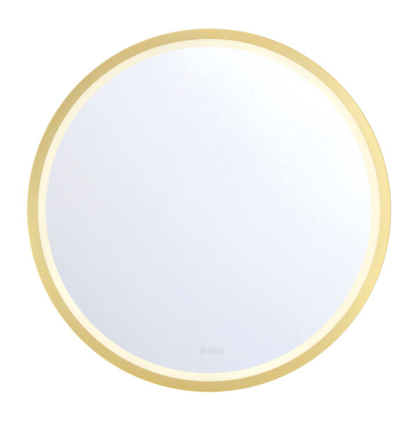 Eurofase Artell, Mirror , 42" X 42", Brushed Gold – Eurofase Mirrors