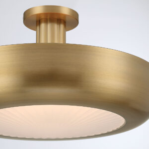 Eurofase Macey, Flush Mount, 16", Antique Brass, Etched Glass – Eurofase Flush Mounts