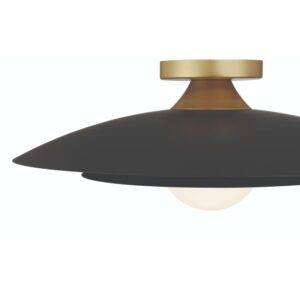 Eurofase Welsh, Flush Mount, 18", Matte Black, White Glass – Eurofase Flush Mounts
