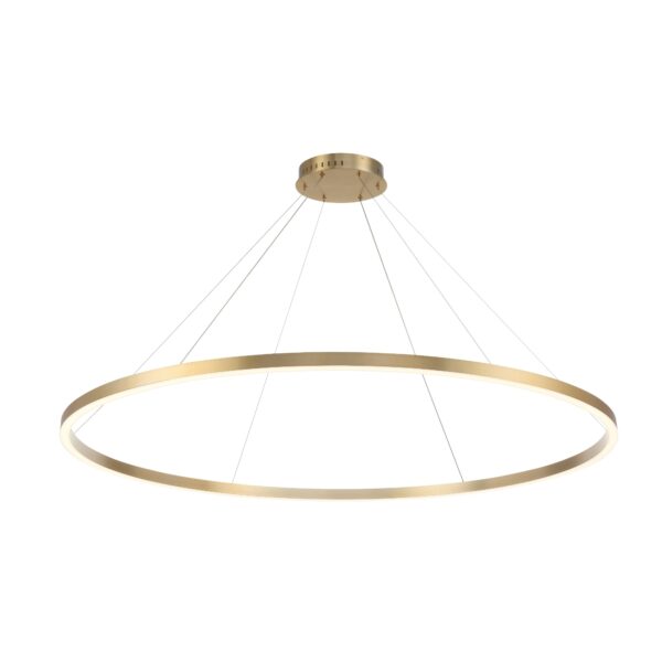 Eurofase Spunto, Chandelier, 61", Brushed Gold, White Glass – Eurofase Chandeliers
