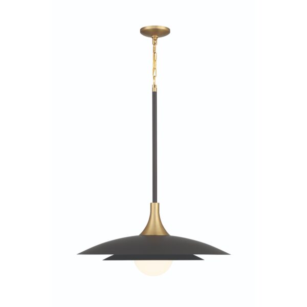 Eurofase Welsh, Pendant, 30", Matte Black, White Glass – Eurofase Pendants