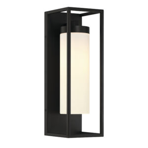 Eurofase Ren, Outdoor, 17", Powder Coat Black, White Glass – Eurofase Outdoor