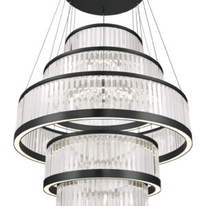 Eurofase Empra, Chandelier, 5-Light, 47", Gold, Clear Crystal – Eurofase Chandeliers