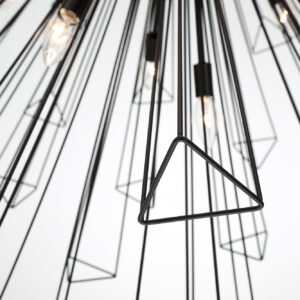 Eurofase Dendelio, Chandelier , 35-Light, 54", Matte Black – Eurofase Chandeliers