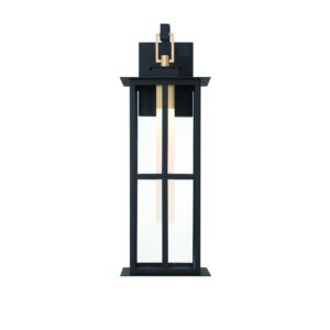 Eurofase Greyson, Outdoor, 22", Brass-Black Mix, Clear Glass – Eurofase Outdoor