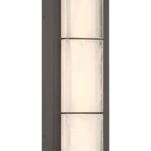 Eurofase Gibraltar, Outdoor, 18", Sand Bronze, White Strie Glass – Eurofase Outdoor