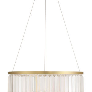 Eurofase Empra, Pendant, 24", Gold, Clear Crystal – Eurofase Pendants