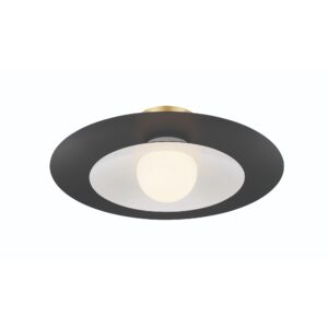 Eurofase Welsh, Flush Mount, 18", Matte Black, White Glass – Eurofase Flush Mounts