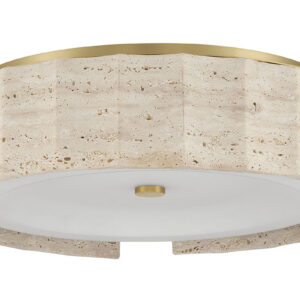 Eurofase Roslington, Flush Mount, 24", Gold, Opal Etched Glass – Eurofase Flush Mounts