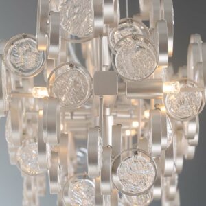 Eurofase Trento, Chandelier, 12-Light, 40", Chrome, Clear Glass – Eurofase Chandeliers