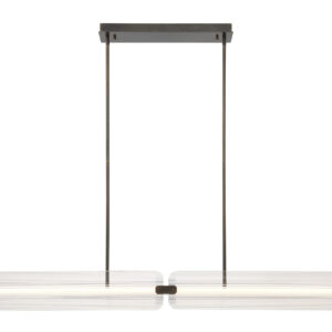 Eurofase Neoness, Chandelier, 4-Light, 67", Matte Black, Smoked Glass – Eurofase Chandeliers