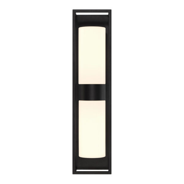 Eurofase Ren, Outdoor, 2-Light, 23", Powder Coat Black, White Glass – Eurofase Outdoor