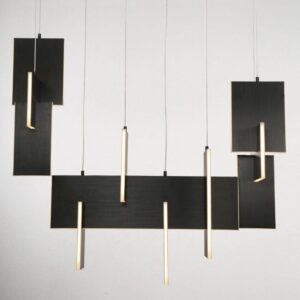 Eurofase Coburg, Chandelier , 3-Light, 42", Brushed Gold – Eurofase Chandeliers