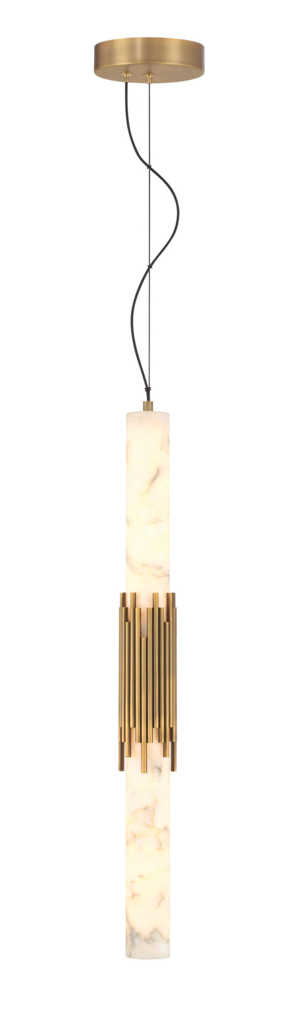 Eurofase Venna, Pendant , 23", Antique Brass, Alabaster – Eurofase Pendants