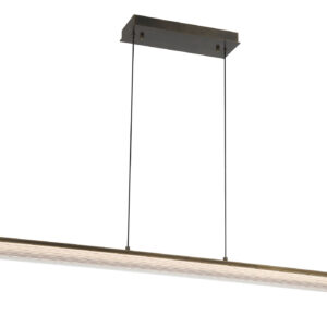Eurofase Neoness, Chandelier, 4-Light, 67", Matte Black, Smoked Glass – Eurofase Chandeliers