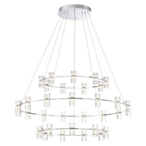 Eurofase 3-Tiers 33-Light 41" Integrated Led Grand Chandelier – Eurofase Chandeliers
