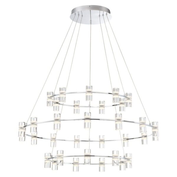 Eurofase 3-Tiers 33-Light 41" Integrated Led Grand Chandelier – Eurofase Chandeliers