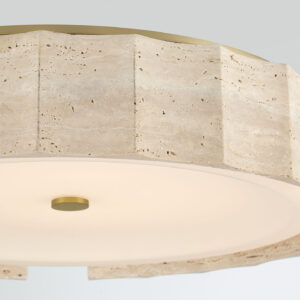 Eurofase Roslington, Flush Mount, 24", Gold, Opal Etched Glass – Eurofase Flush Mounts