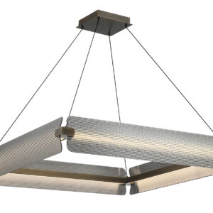 Eurofase Neoness, Chandelier, 4-Light, 34", Weathered Brass, Smoked Glass – Eurofase Chandeliers