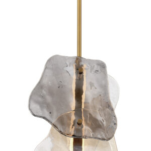 Eurofase Grotto, Pendant, 36", Polished Nickel, Mixed Glass – Eurofase Pendants