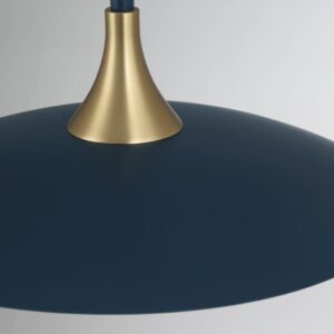 Eurofase Welsh, Pendant, 18", Matte Blue, White Glass – Eurofase Pendants