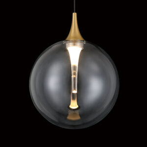 Eurofase Iissa, Pendant, 6", Matte Black, Smoked Glass – Eurofase Pendants