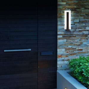 Eurofase Carta, Outdoor, 18", Matte Black, Frosted Glass – Eurofase Outdoor