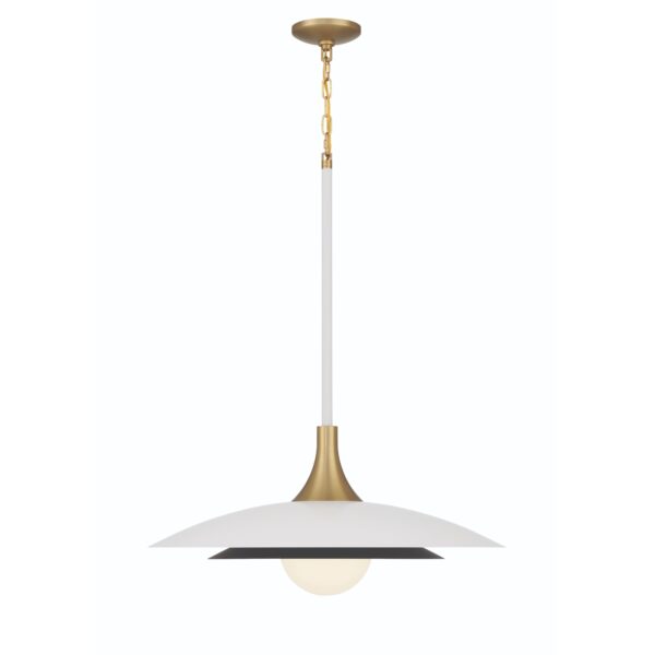 Eurofase Welsh, Pendant, 30", Matte White, White Glass – Eurofase Pendants