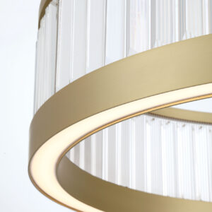 Eurofase Empra, Chandelier, 30", Gold, Clear Crystal – Eurofase Chandeliers