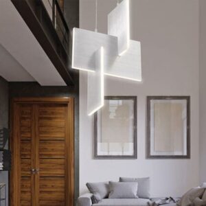 Eurofase Coburg, Pendant , 23", Anodized Silver – Eurofase Pendants