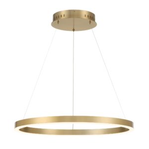 Eurofase Spunto, Chandelier, 28", Brushed Gold, White Glass – Eurofase Chandeliers