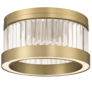 Eurofase Empra, Flush Mount, 16", Matte Black, Clear Crystal – Eurofase Flush Mounts