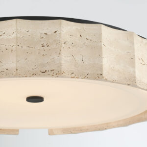 Eurofase Roslington, Flush Mount, 24", Gold, Opal Etched Glass – Eurofase Flush Mounts