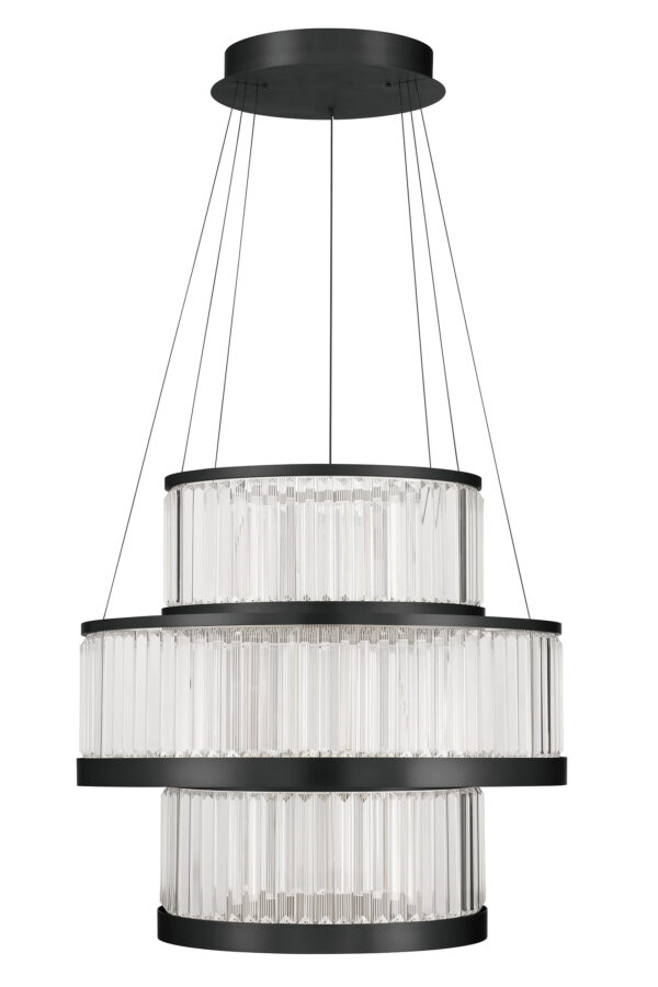 Eurofase Empra, Chandelier, 5-Light, 47", Gold, Clear Crystal – Eurofase Chandeliers