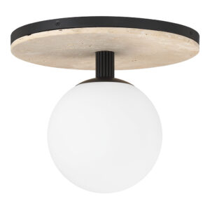 Eurofase Carnagie, Flush Mount, 8", Antique Brass, Opal Etched Glass – Eurofase Flush Mounts