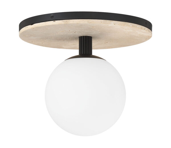 Eurofase Carnagie, Flush Mount, 8", Antique Brass, Opal Etched Glass – Eurofase Flush Mounts