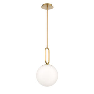 Eurofase Prospect, Pendant, 10", Gold, White Glass – Eurofase Pendants