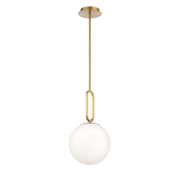 Eurofase Prospect, Pendant, 10", Gold, White Glass – Eurofase Pendants