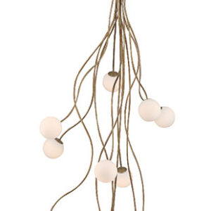 Eurofase Athena, Chandelier, 13-Light, 28", Antique Gold, Opal Etched Glass – Eurofase Chandeliers