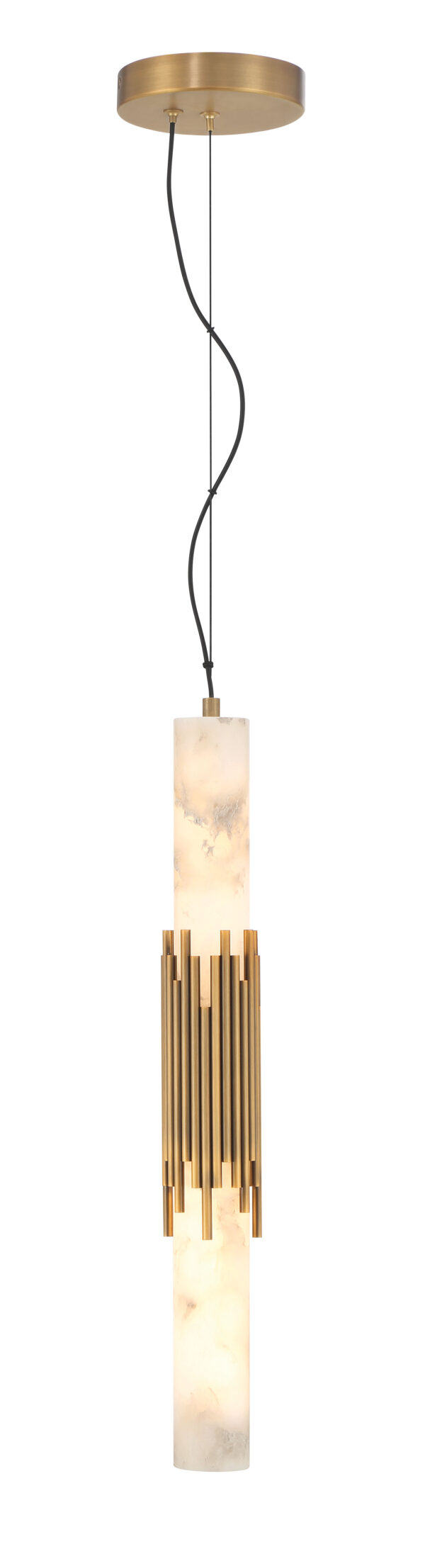 Eurofase Venna, Pendant , 23", Antique Brass, Alabaster – Eurofase Pendants