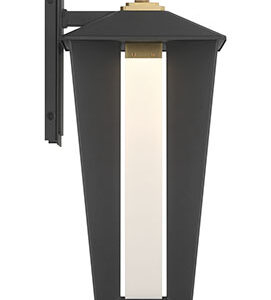 Eurofase Andson, Outdoor, 19", Brass-Sand Black Mix, Frosted Acrylic – Eurofase Outdoor