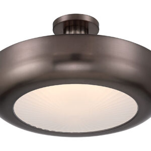 Eurofase Macey, Flush Mount, 16", Antique Brass, Etched Glass – Eurofase Flush Mounts