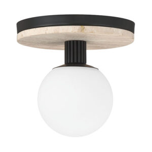 Eurofase Carnagie, Flush Mount, 8", Antique Brass, Opal Etched Glass – Eurofase Flush Mounts